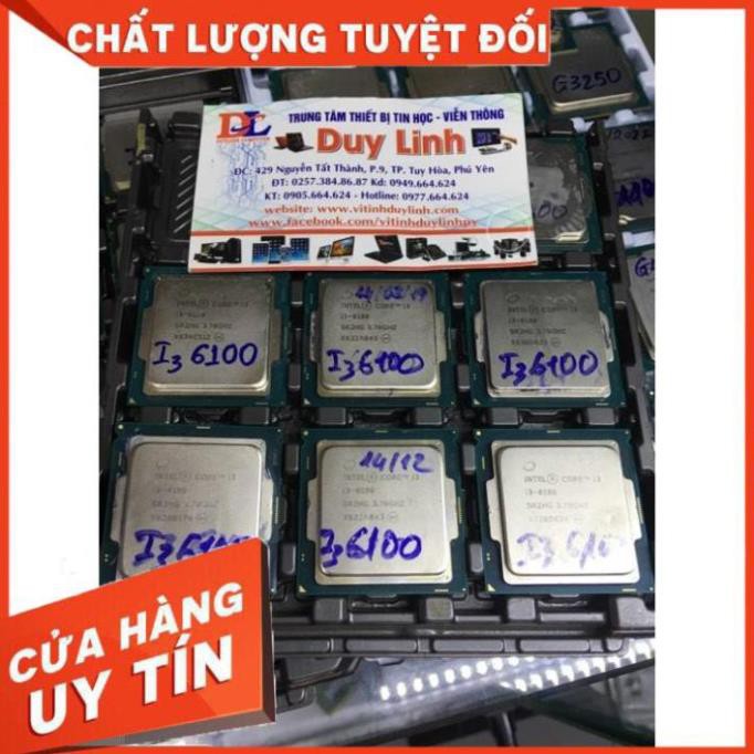 (giá khai trương) CPU intel core i3 6098P / i3 6100 / i3 7100/ i3 7350K socket 1151 tặng kèm keo tản nhiệt