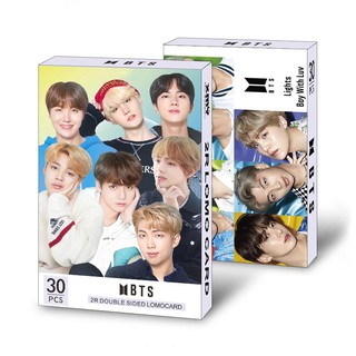 Bộ 30 thẻ ảnh Lomo Card BTS