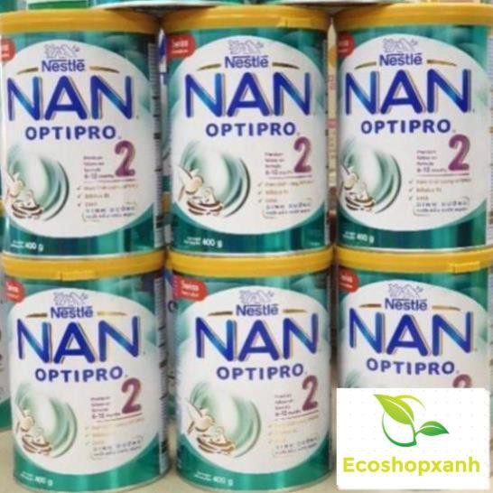 Combo 3 lon Sữa NAN OPTIPRO 2 Mẫu Mới 400g (Date 2021)