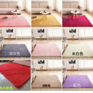 Thảm trải sàn lông cừu nhập m6×2m