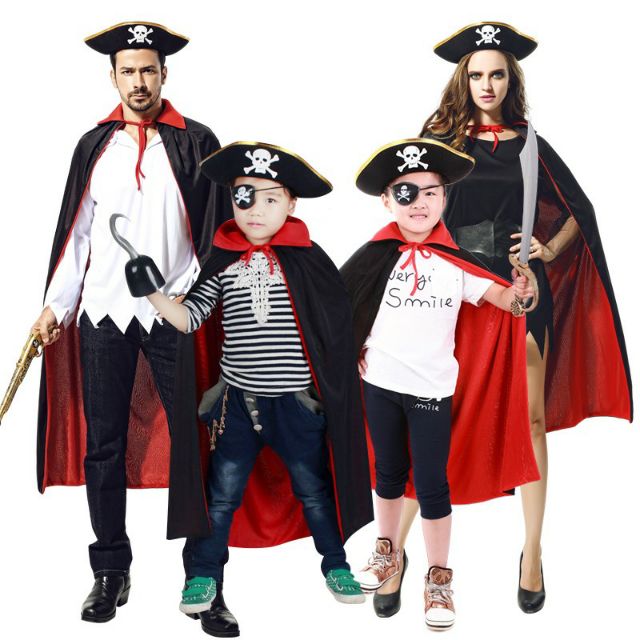 Trang phục áo choàng hoá trang ma cà rồng Dracula có mũ - không mũ