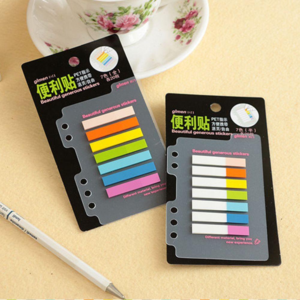 PISTA Set 140 Tờ Giấy Ghi Chú Nhiều Màu Sắc