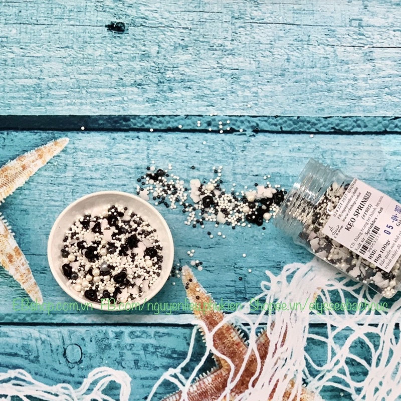 [ TRANG TRÍ BÁNH ] KẸO SPRINKLES MÀU #1985