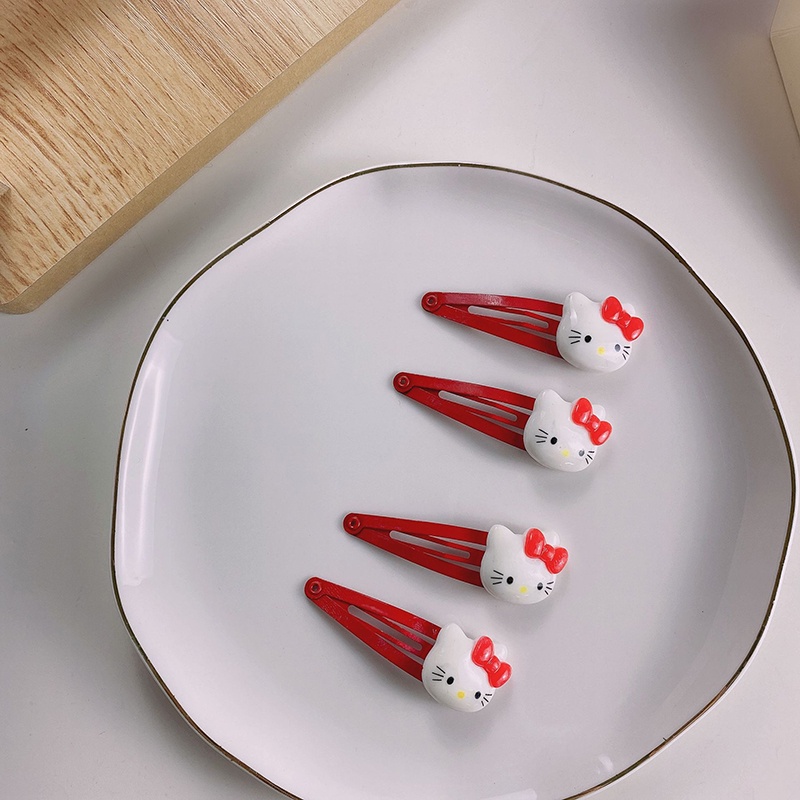 Kẹp Tóc Bb Hình Hello Kitty Dễ Thương Thời Trang Năm 2021