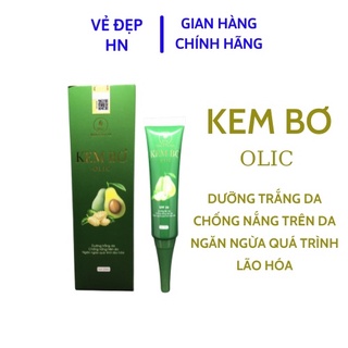 Kem Bơ Olic – dưỡng da trắng sáng, chống nắng cho da, ngăn ngừa lão hóa sớm ở da.