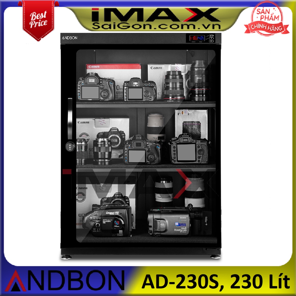 Tủ chống ẩm Andbon AD-230S, 230 Lít