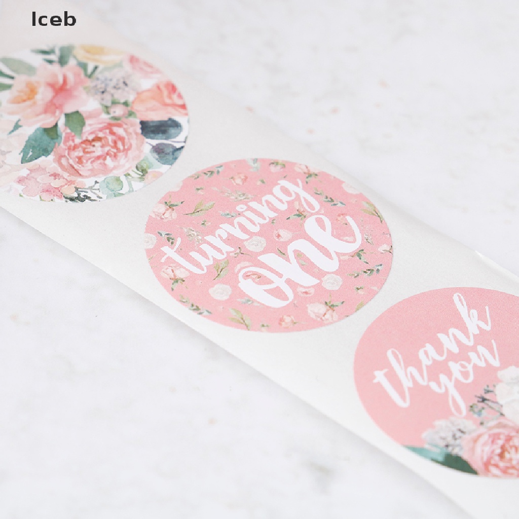 1 Cuộn 500 Nhãn Dán &quot;Thank You&quot; Cho Tiệc Cưới