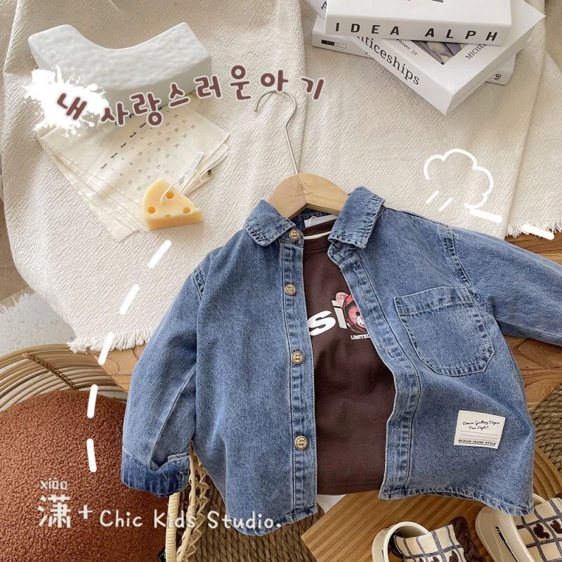 Áo Thun Dài Tay Giả Hai Lớp Thiết Kế Mỏng Thời Trang Xuân Thu Mới Dành Cho Bé Trai