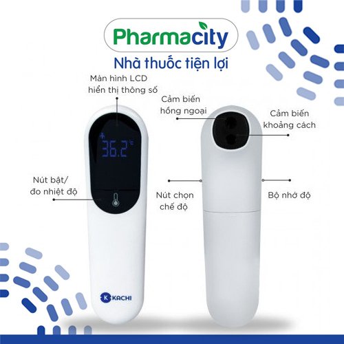 Nhiệt kế hồng ngoại Pharmacity Kachi JXB-315