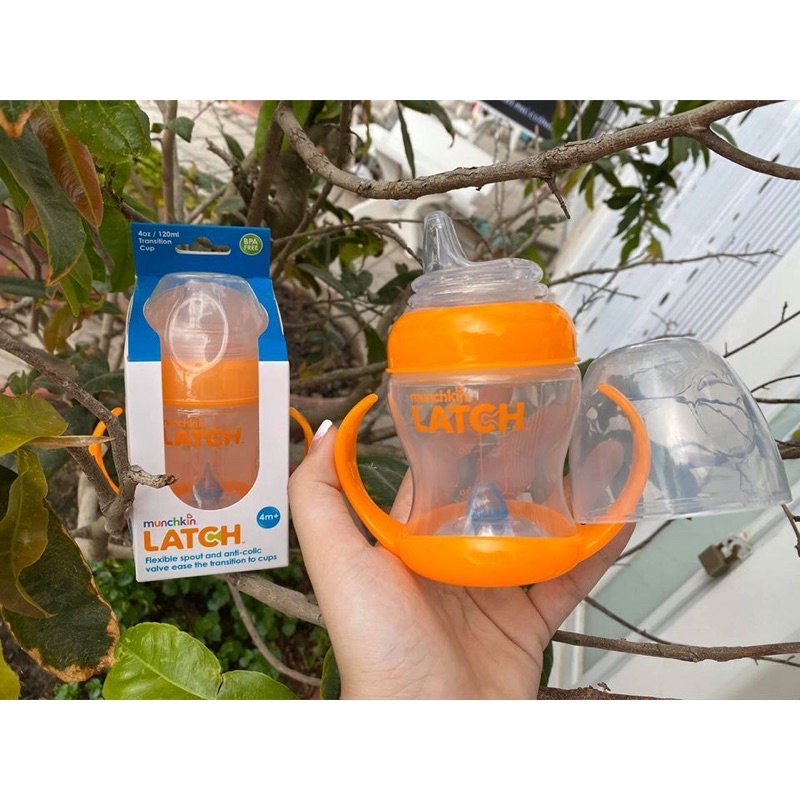 Bình /Cốc tập uống có tay cầm Munchkin Latch 120ml