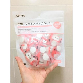 Mặt nạ nén Miniso 100viên