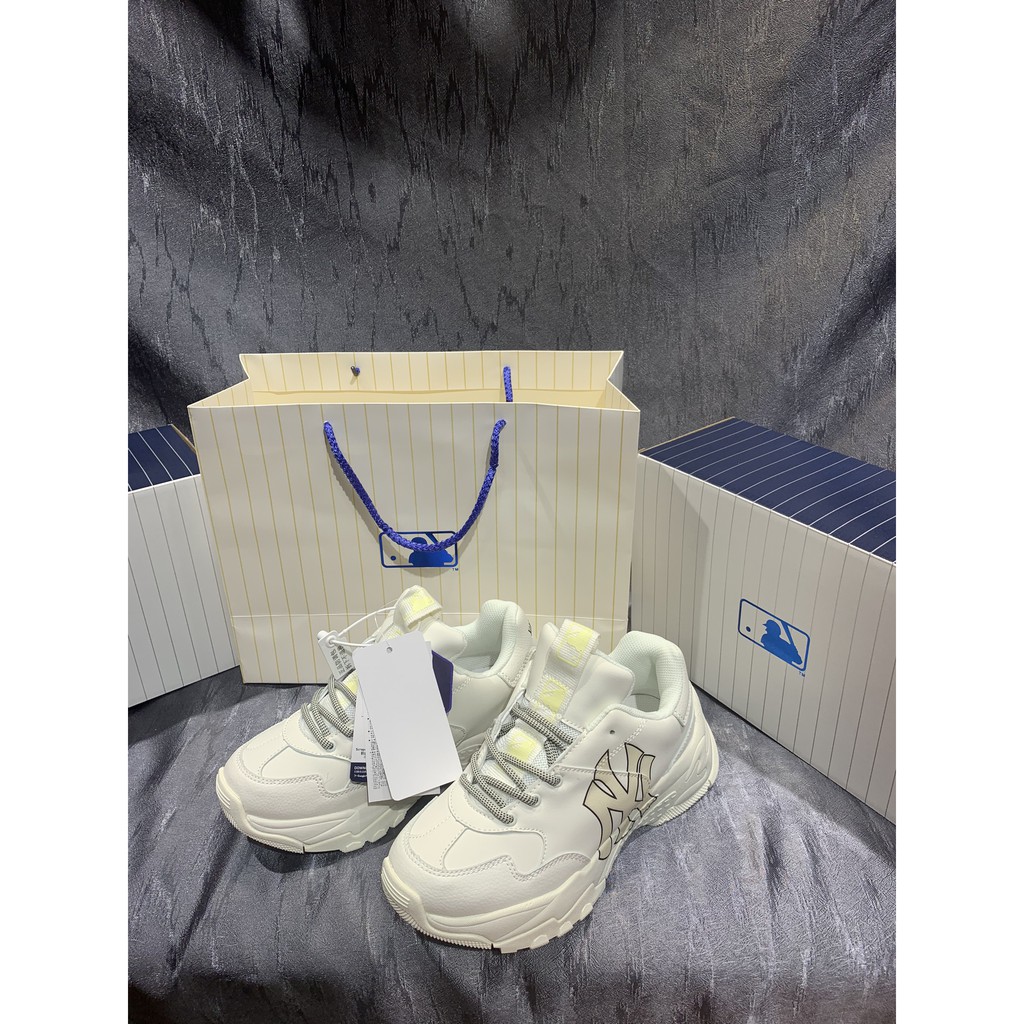 [x2manstore] giày tăng chiều cai m.l.b ny vàng tặng tất