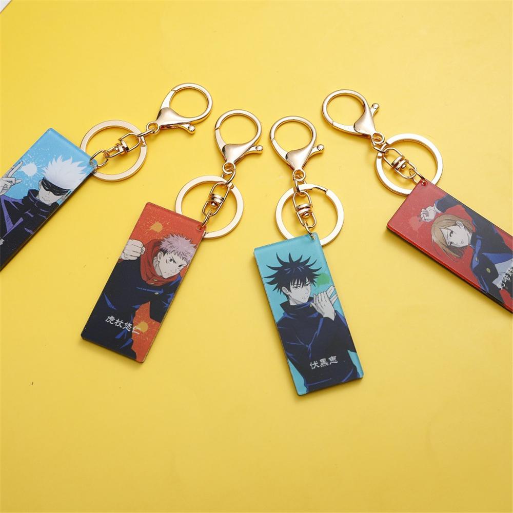 Móc Chìa Khóa Xe Hơi Bằng Acrylic Hình Anime NICKOLAS Jujutsu Kaisen Gojou Satoru