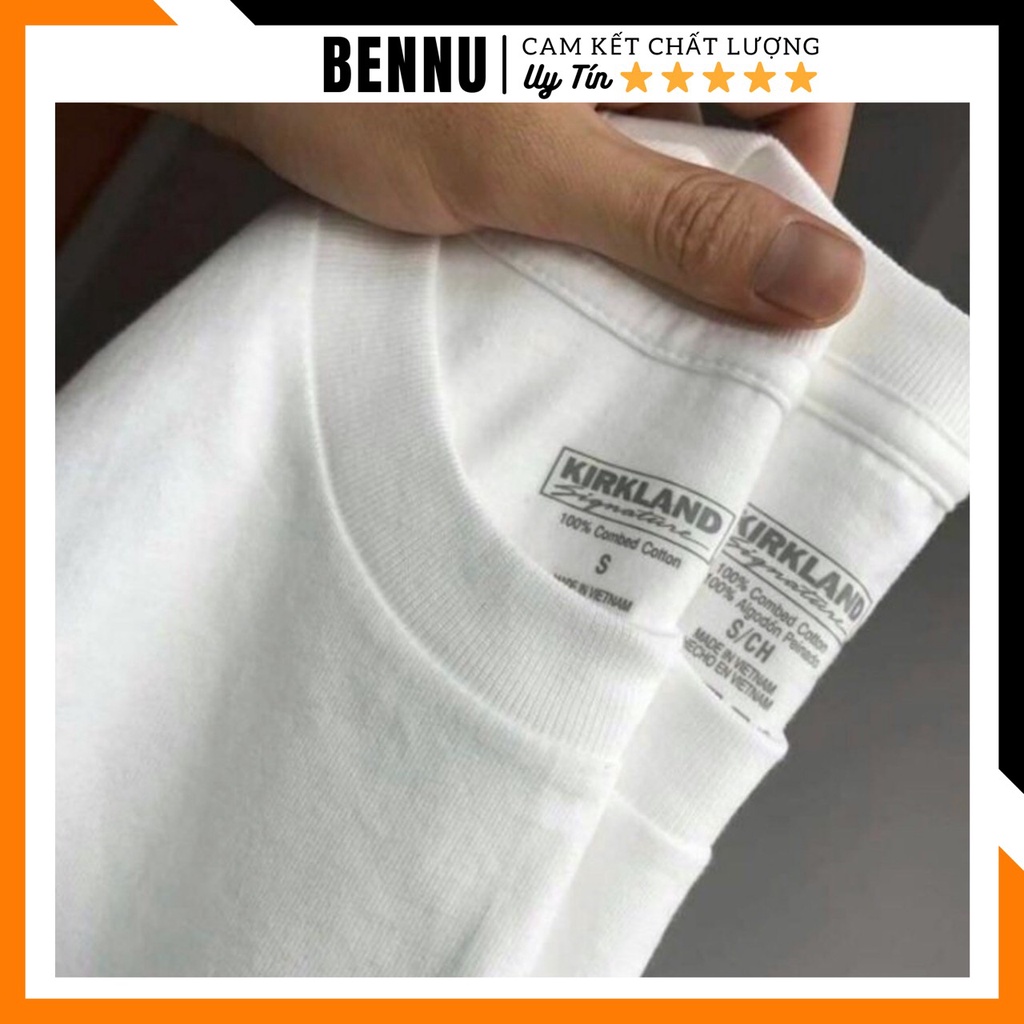 ✔️Áo thun Kirkland, đen, trắng, chuẩn size, nhiều màu, unisex oversize, nam nữ đều mặc được ( ảnh, video thật )
