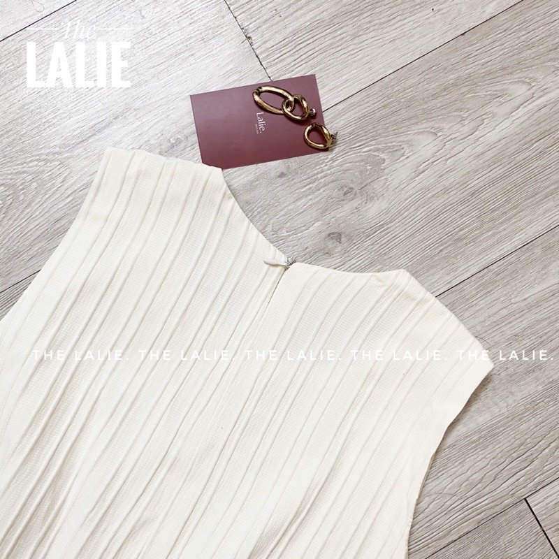 Váy xuông thun gân Lalie sát nách váy xuông gân tăm 2 lớp mềm mịn đi chơi đi biển