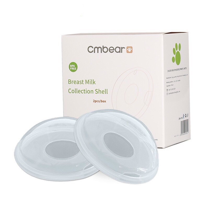Hộp 2 Phễu Hứng Sữa 2Mama, Chống Tràn Cmbear Chất Liệu Silicon An Toàn Cho Mẹ Và Bé