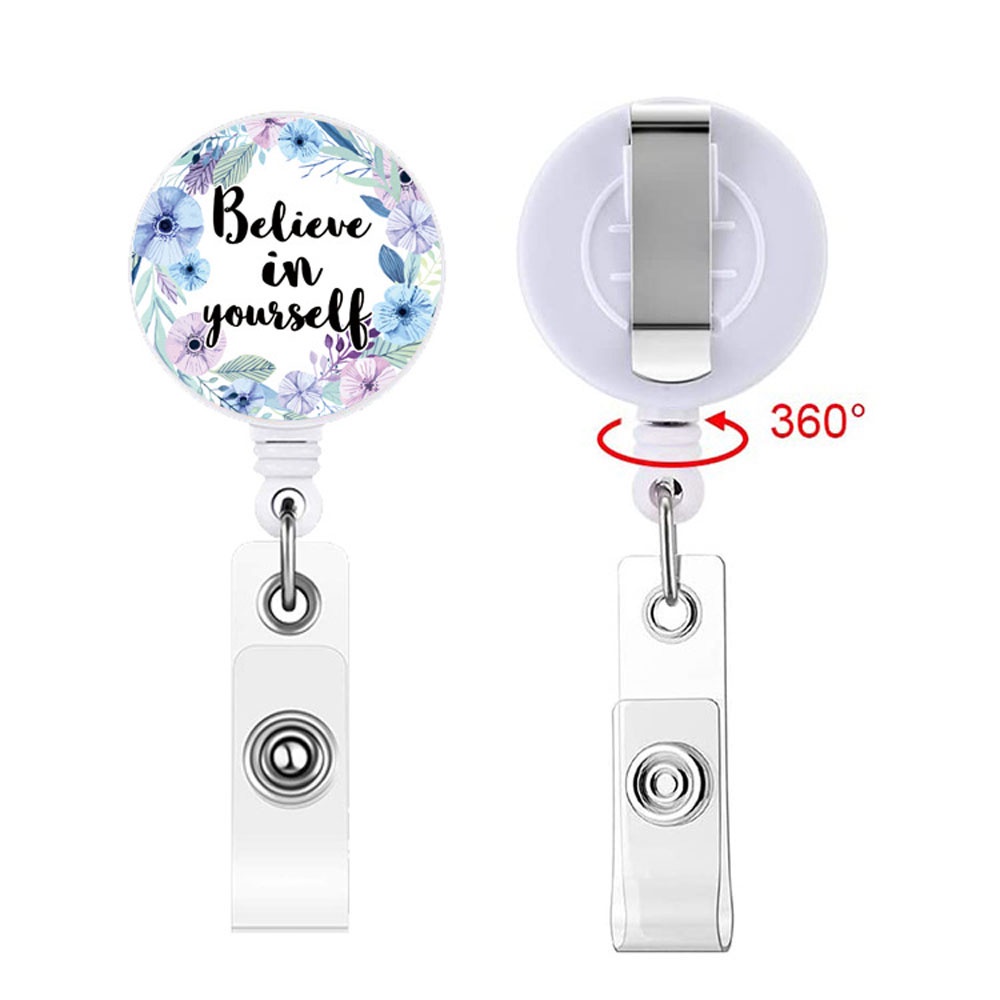 Dây đeo bảng tên/ thẻ ID thiết kế thu gọn tiện dụng cho cắm trại/ văn phòng