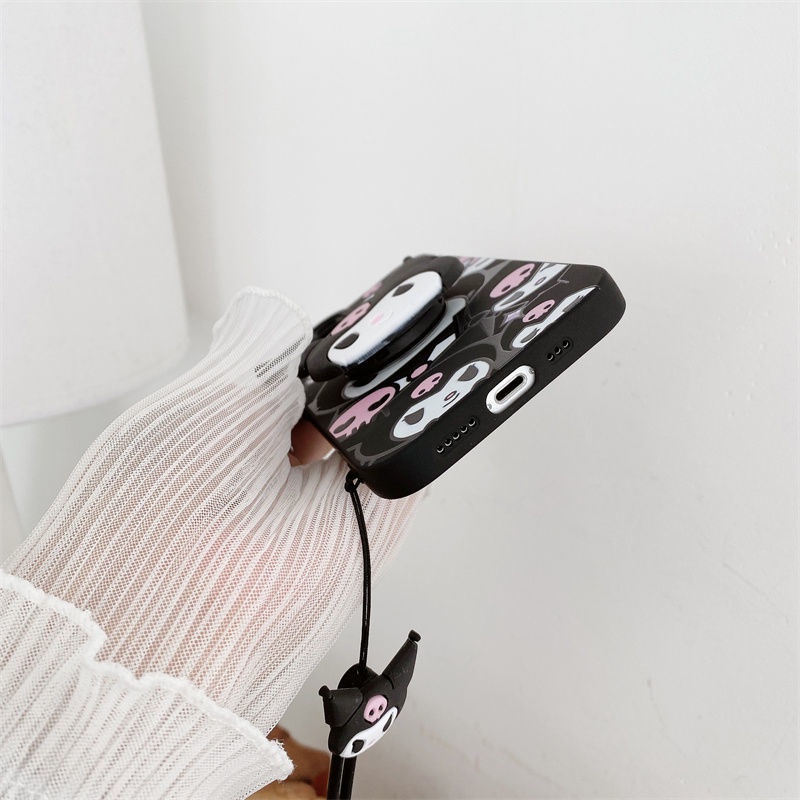 Ốp Điện Thoại Họa Tiết Kuromi Nhật Bản 4 Trong 1 Cho Xiaomi Redmi 4in1 K30 Mi 10 Lite Mi 11 Mi 12 Pro K40 Note 7 Pro Note 8 9 10 Pro