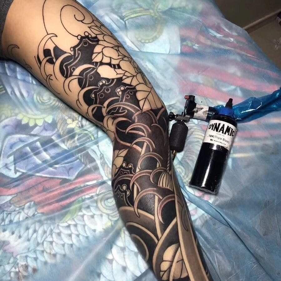Mực Mỹ Tattoo siêu đen Dynamic TBK 1oz