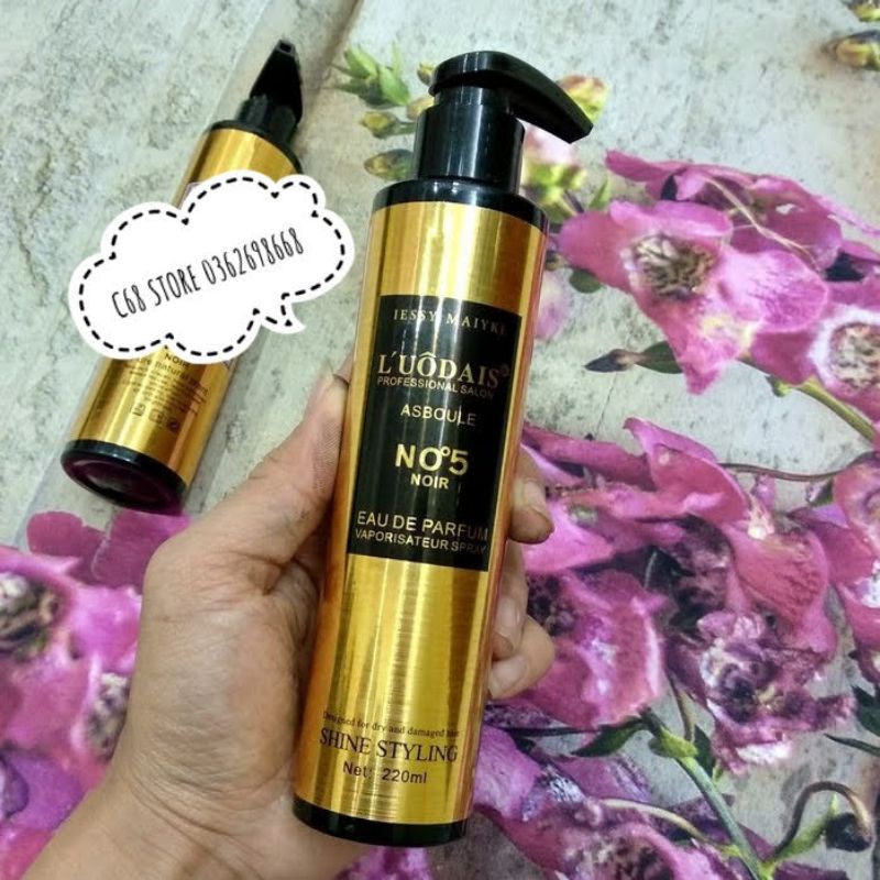 Loại 1 - Xịt dưỡng tóc & Kem xả khô hương nước hoa Cocoesl - No5 ASBOULE