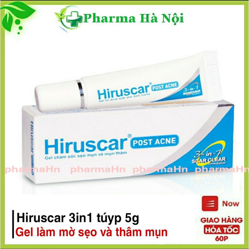 Hiruscar - Gel làm mờ sẹo mụn và thâm mụn Hiruscar ⚡chính hãng ⚡