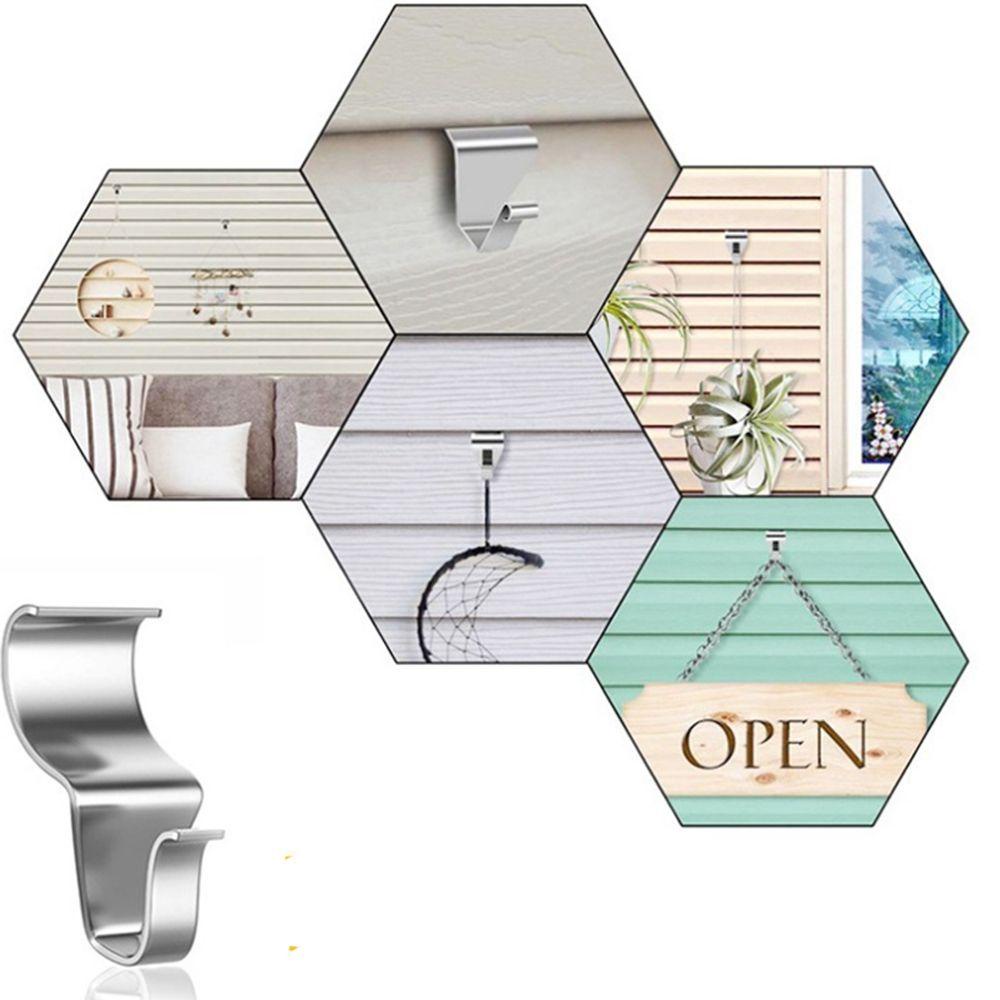 Set 5 / 10 Móc Inox Treo Đồ Gắn Tường Không Để Lại Dấu Vết