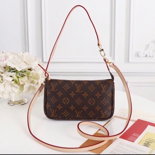 Túi kẹp nách da hoạ tiết kèm 2 dây dài và ngắn size 22