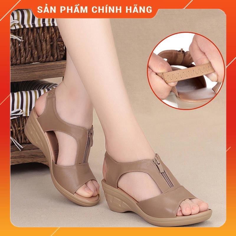 sandal cao gót da nữ  FREESHIP da mềm cho bà cho mẹ