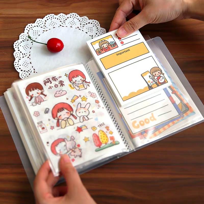 Sổ lưu trữ sticker, album đựng ảnh size A6