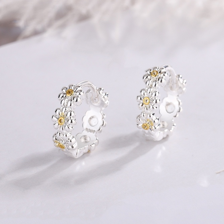 Bông tai nữ style Hàn, bạc S925 cực xinh - HT318