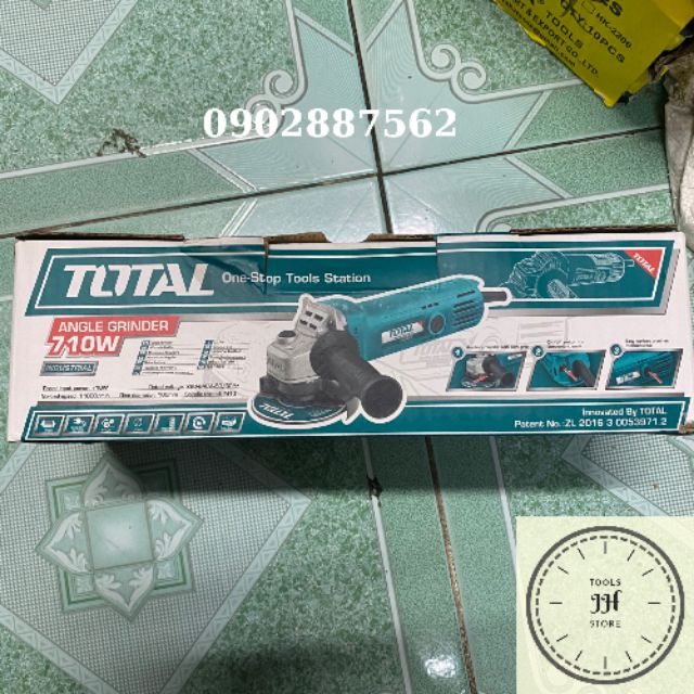 Máy mài góc cầm tay total 710w TG1071008 công ty