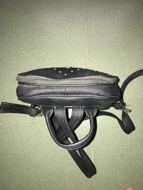 Balo mini nữ hàng si da canvas