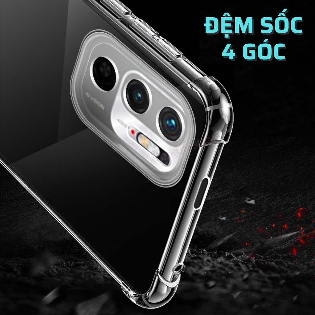 Ốp lưng chống sốc trong Redmi 9/9A/9C/9T/10/10C/K30 Note 10/10s/10 5G/11/11s/11 12 Pro Poco C40 X3 NFC Pro Mi 11 Lite