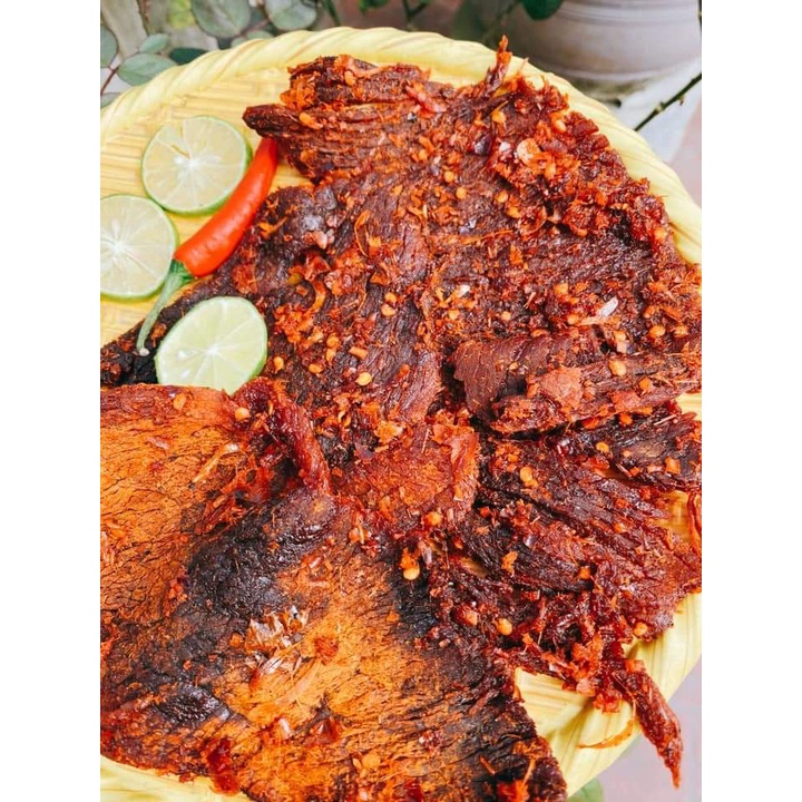Khô bò miếng đập dập mềm 300gr - Khô Bò Nhà Làm Cực Sạch Và Ngon