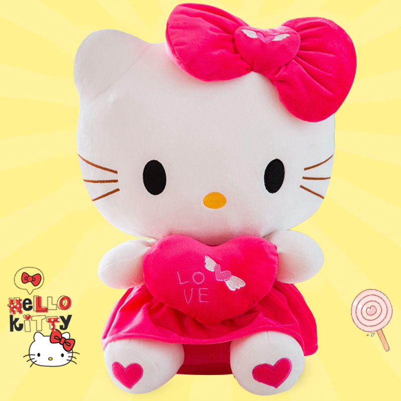Mèo Hello Kitty Nhồi Bông Đáng Yêu