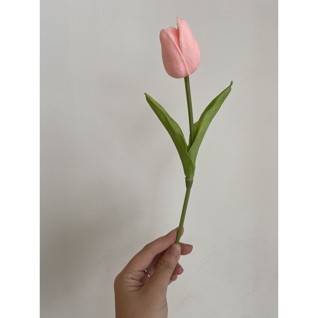 Hoa Tulip lụa  siêu xinh xắn
