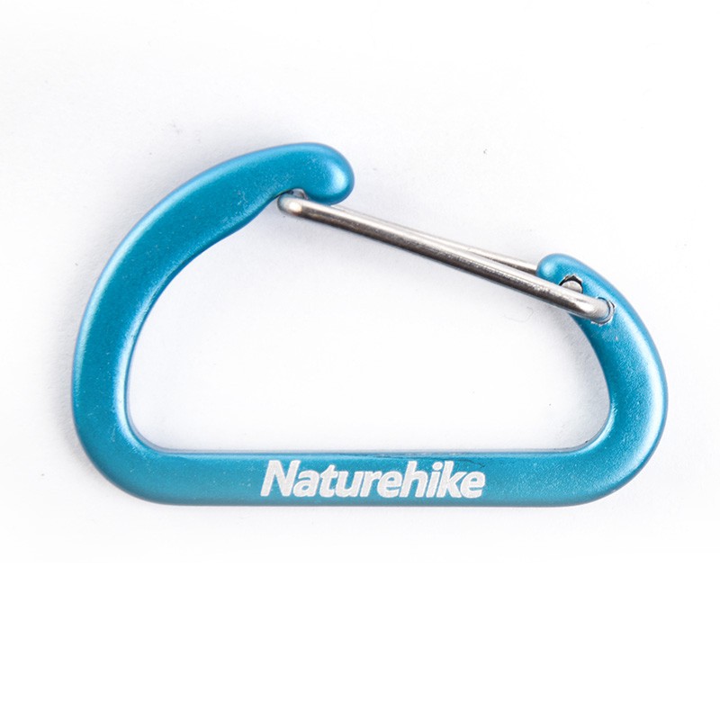 NATUREHIKE Bộ 16 Móc Khóa Hợp Kim Nhôm Hình Chữ D 4cm Chuyên Dụng Cho Leo Núi Cắm Trại