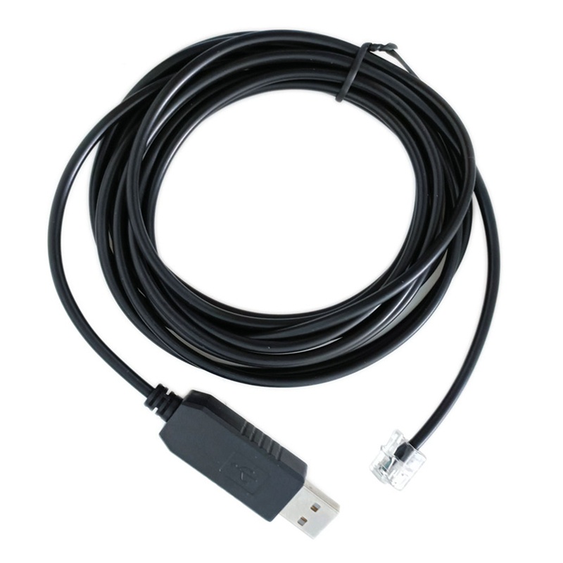 Bộ chuyển đổi USB sang Rj11 Rj12 6P4C Cáp điều khiển nối tiếp Cáp EQMOD cho Az-Gti Mount Pc Connect cho cáp điều khiển bằng tay