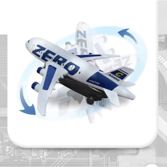 [Hàng sẵn] Máy bay Zero cỡ lớn Sáng đèn xoay 360 độ Kiểu dáng bắt mắt