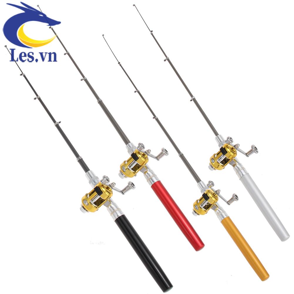 Cần Câu Cá Mini Bỏ Túi Bằng Hợp Kim Nhôm