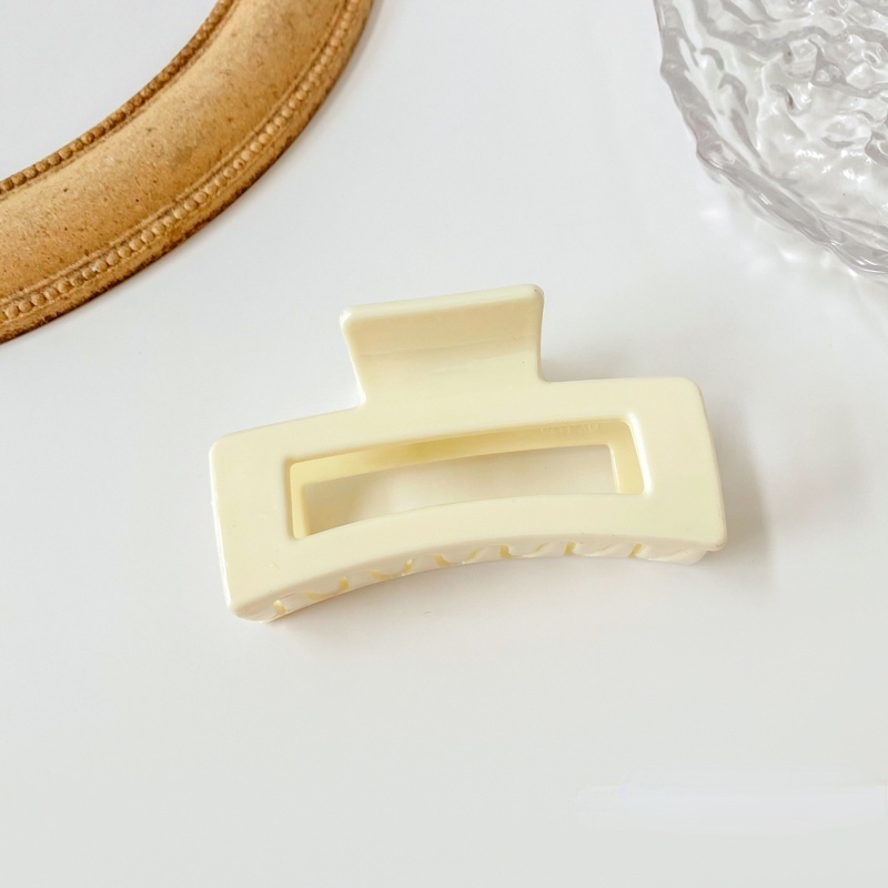 Kẹp tóc bằng nhựa acrylic đơn giản phong cách Hàn Quốc