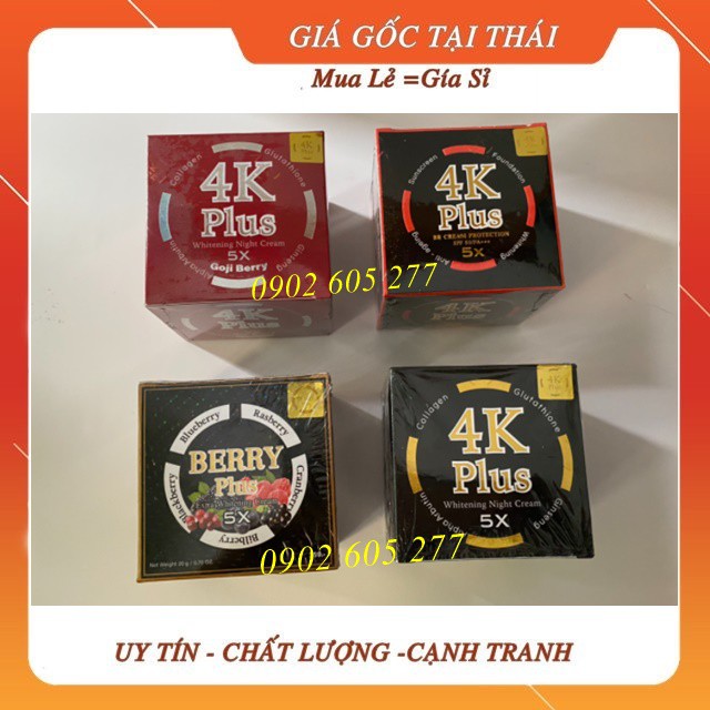 [hàng chính hãng] Kem 4k Thái Lan size lớn 20gr