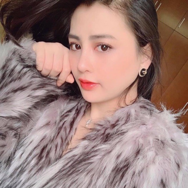 Khuyên Tai Nữ Sát Tai Viền Họa Tiết Siêu Cấp Sang Chảnh Trang Sức Nữ Mẫu Mới Đen & Trắng CN81 Bling On