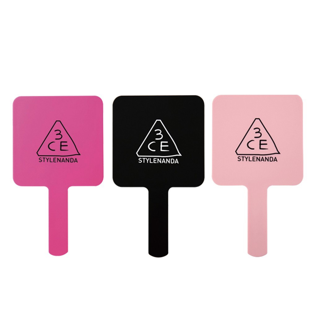 Gương Cầm Tay 3CE Square Mini Hand Mirror Dáng Vuông 90 x 160mm