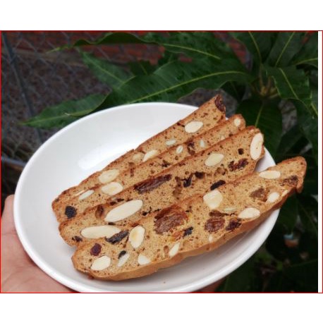 Bánh ăn kiêng Biscotti hũ 250gr nguyên cám hỗ trợ giảm cân cho người tiểu đường, keto, das, e