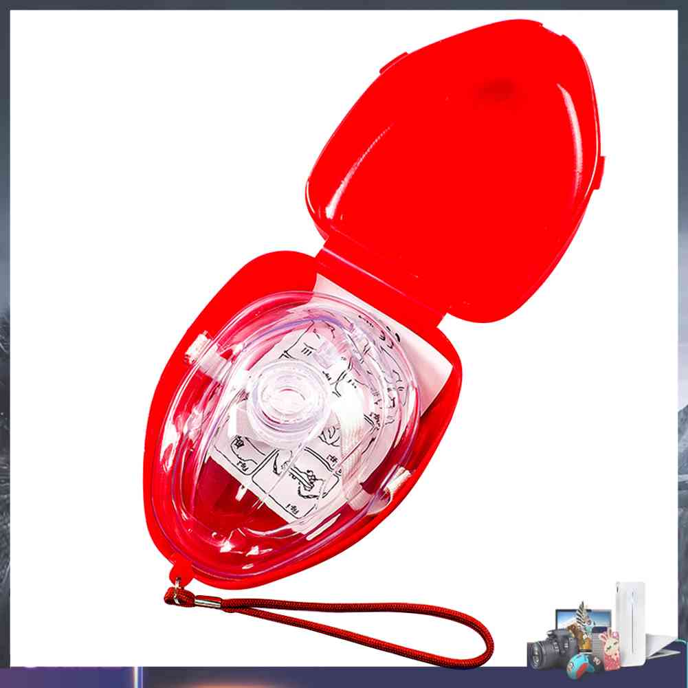 Mặt Nạ Thở CPR Có Van Thở Nhân Tạo Một Chiều Có Thể Tái Sử Dụng