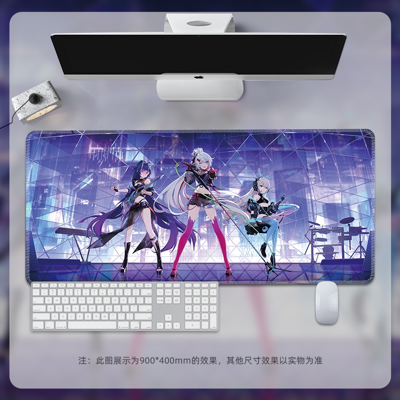 Honkai Impact 3rd Mouse Pad Elysia Keyboard Pad Yae Sakura ACGN Fuhua Game Rita Rossweisse Table Pad Elysian Fields Custom Name Elysium Pink Girl New Anti-slip Rubber Soft Pad Goblin