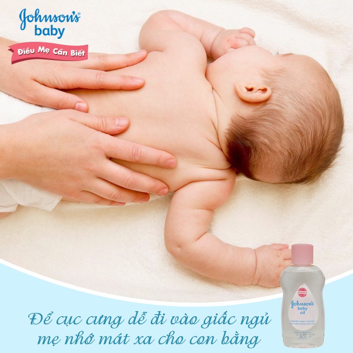 Dầu Massage Và Dưỡng Ẩm Cho Bé Johnson's Baby Oil 50ml - Minpharmacy