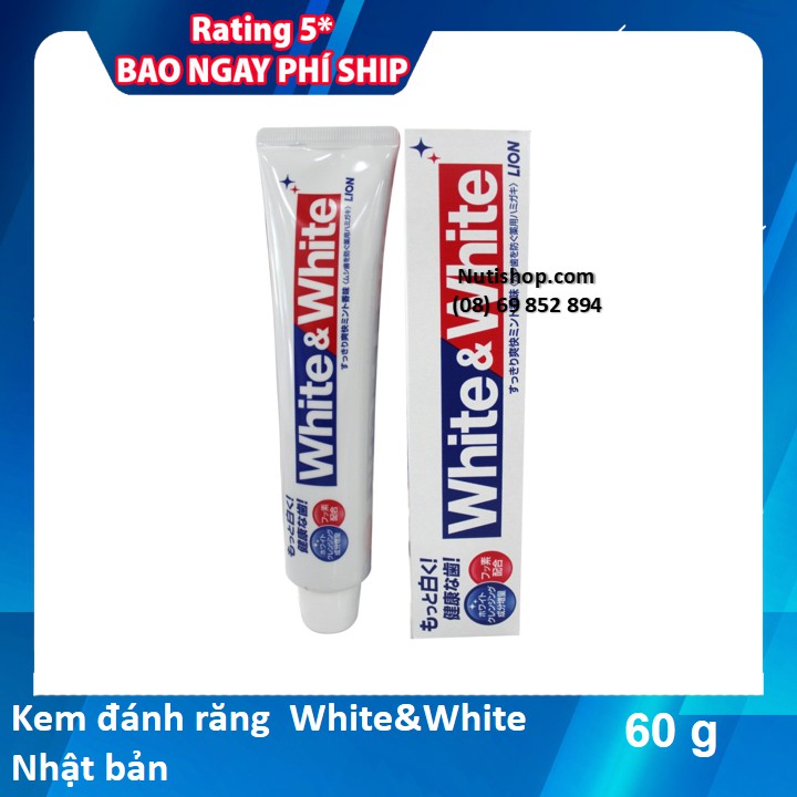 Kem đánh răng  White&White Nhật bản