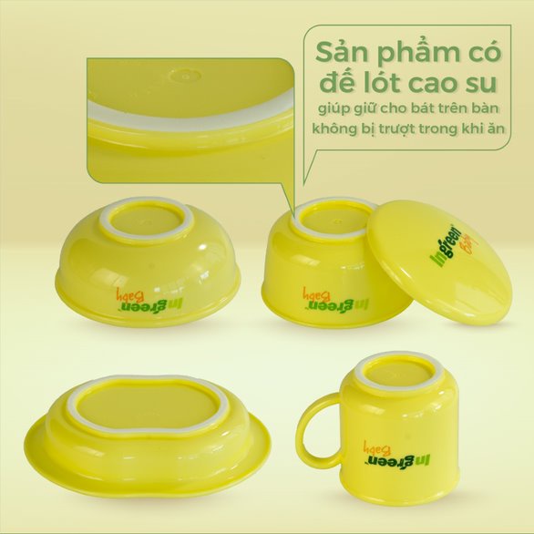 Bộ bát nhựa ANECO làm từ nhựa sinh học PLA